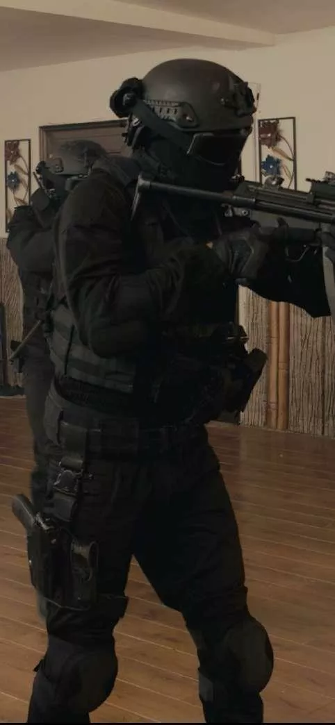 Military/security awareness scene